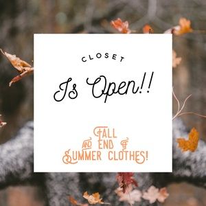 Closet Open for fall 🍁